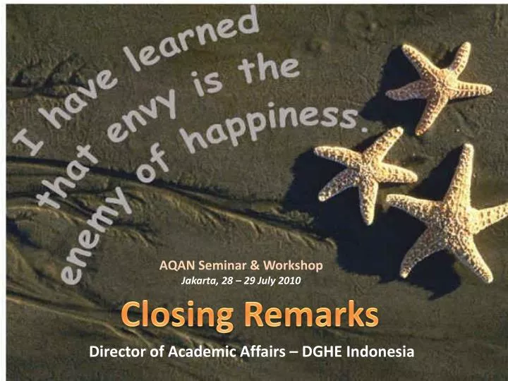PPT - Closing Remarks PowerPoint Presentation, free download - ID:4022973