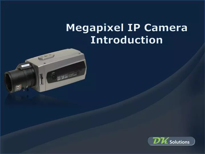 megapixel ip camera introduction n.