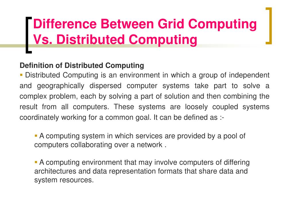 PPT - DISTRIBUTED AND HIGH-PERFORMANCE COMPUTING PowerPoint ...