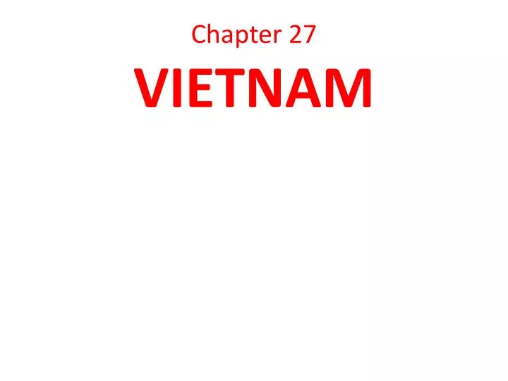 chapter 27 vietnam n.
