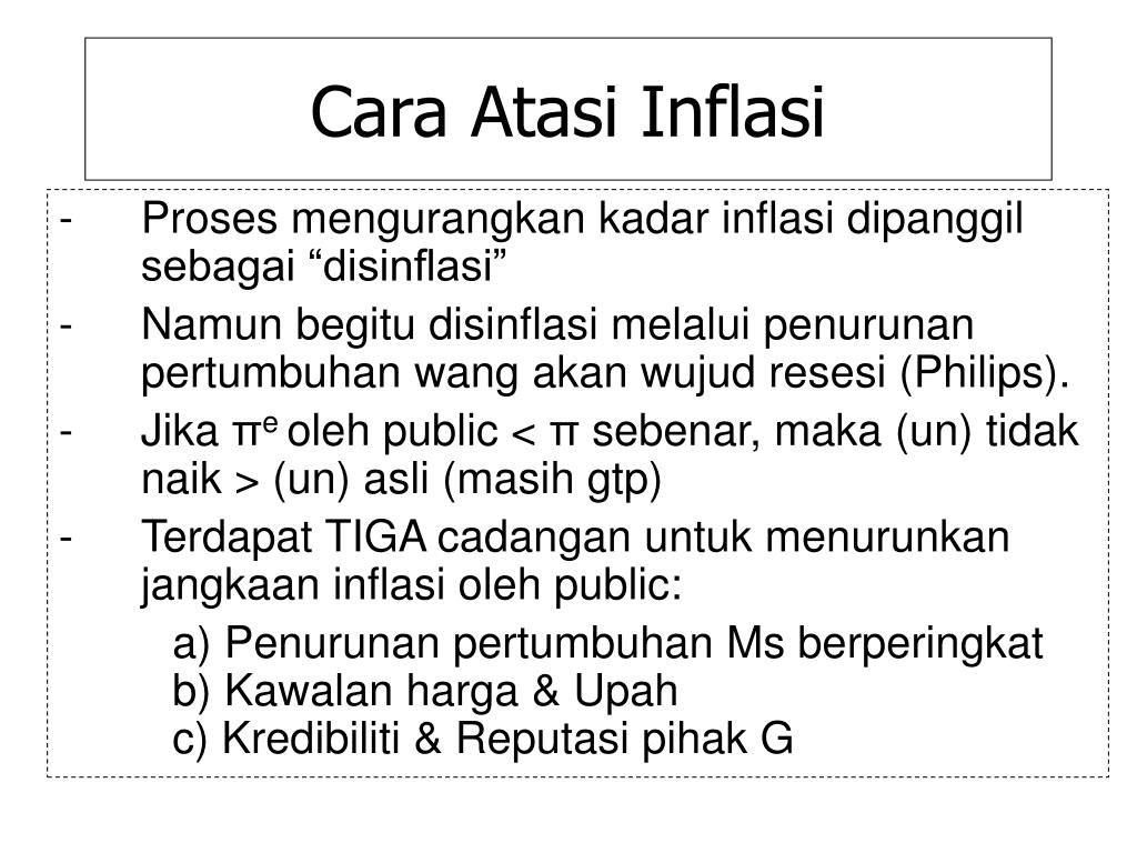 PPT - ECN3102: Makroekonomi Bab 12: Pengangguran dan Inflasi PowerPoint
