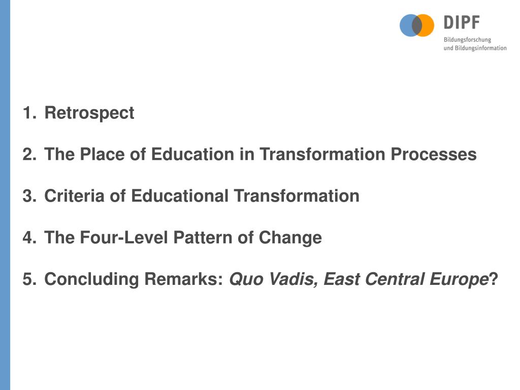 PPT - BETWEEN RETROSPECT AND EXPECTATION: TRENDS AND DIMENSIONS OF ...