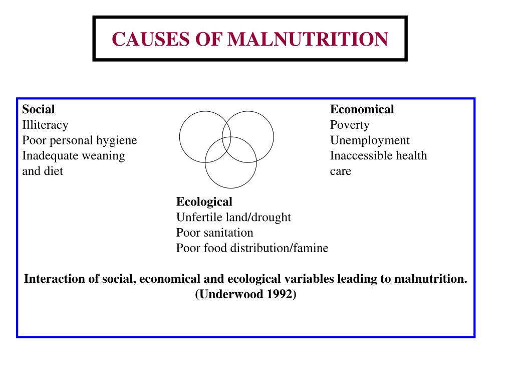 causes and effects of malnutrition