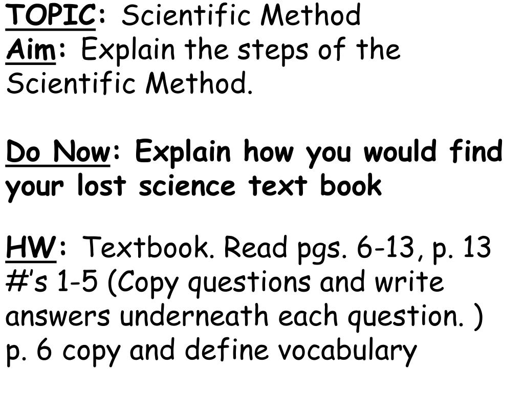 PPT - What is the Scientific Method? PowerPoint Presentation, free download  - ID:4031096
