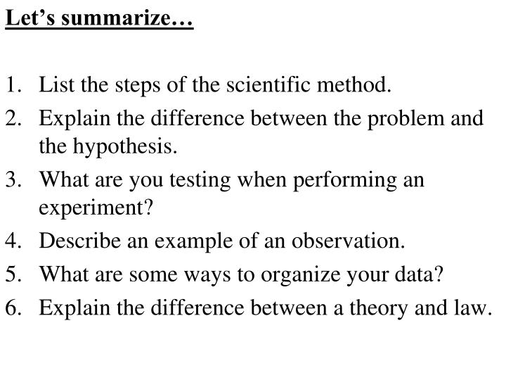 ppt what is the scientific method powerpoint presentation id scientific method 5 steps