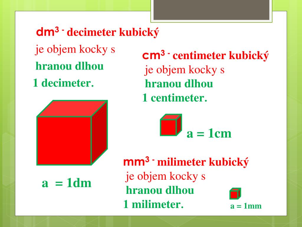 PPT - Jednotky objemu PowerPoint Presentation, free download - ID:4031622