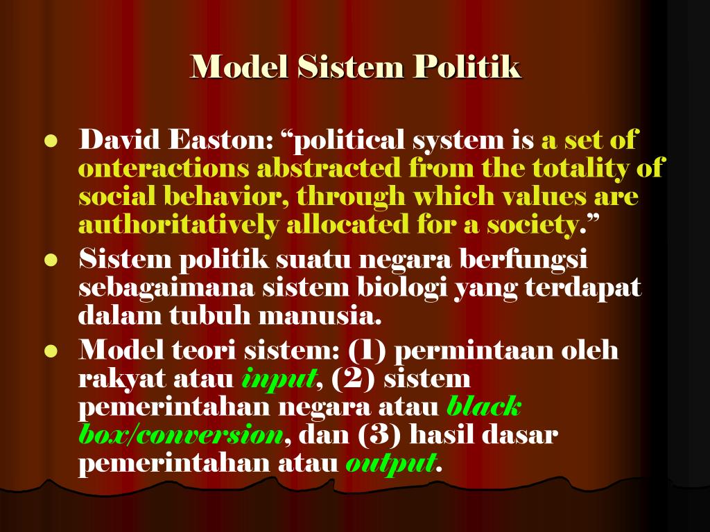 Ppt Pengertian Sistem Politik Powerpoint Presentation Free Download Riset