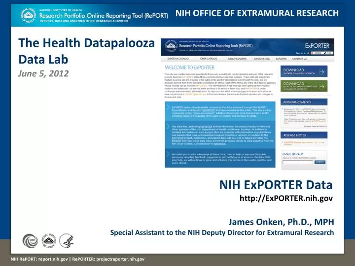 nih exporter data http exporter nih gov n.