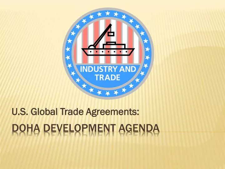 u s global trade agreements n.
