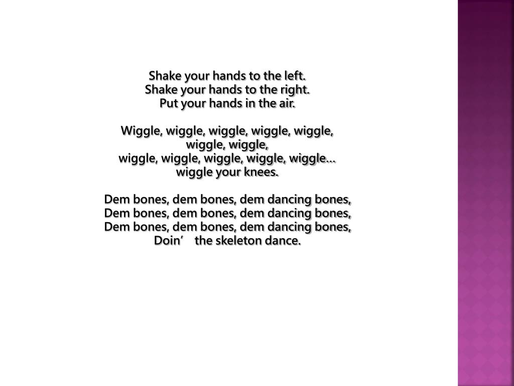 PPT - The Skeleton Dance Lyrics PowerPoint Presentation, free download