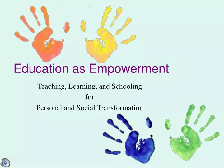 education as empowerment essay wikipedia
