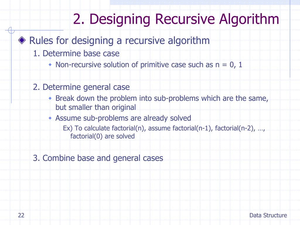 PPT - 02. Recursion PowerPoint Presentation, free download - ID:4038338