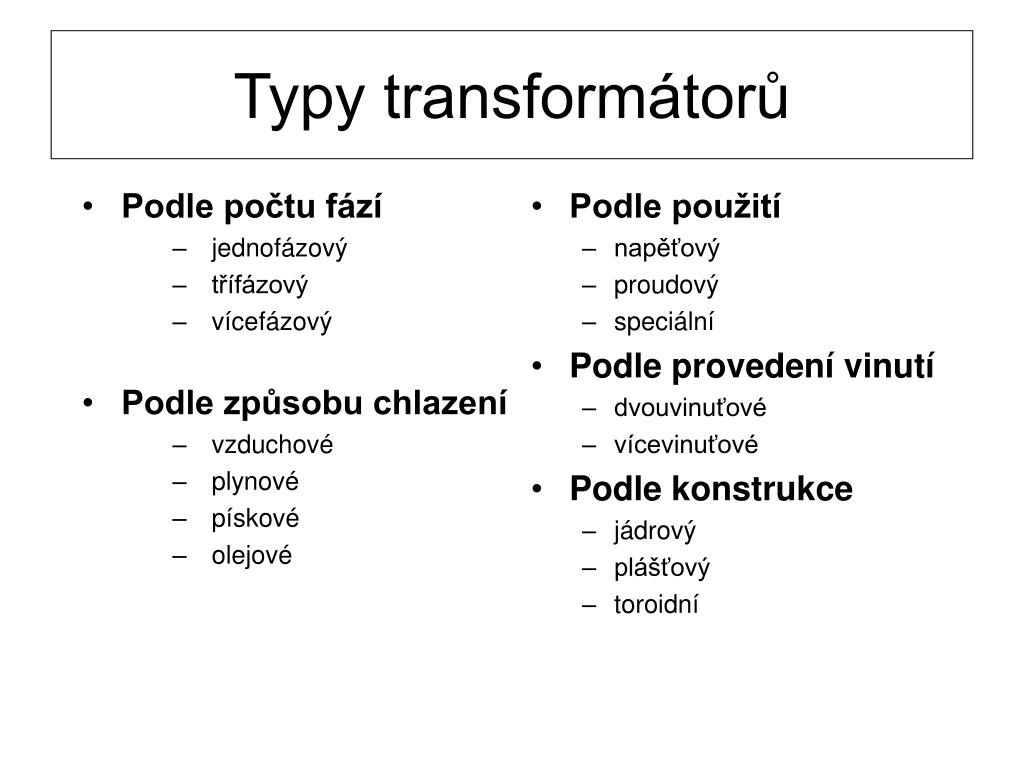 PPT - 1 TRANSFORMÁTOR PowerPoint Presentation, free download - ID:4038420