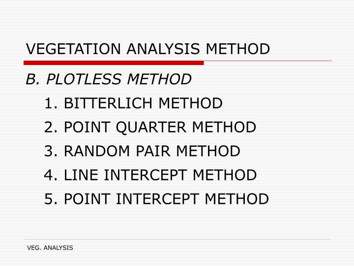 PPT VEGETATION ANALYSIS PowerPoint Presentation ID 4038793 ppt-vegetation-analysis-powerpoint-presentation-id-4038793