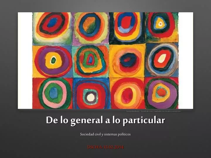 PPT De lo general a lo particular PowerPoint