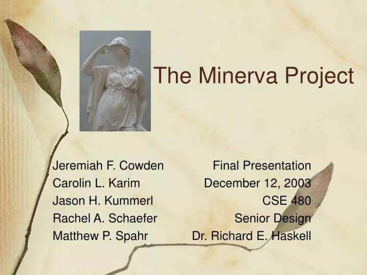 the minerva project n.