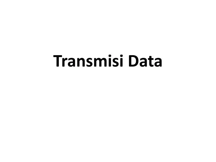 transmisi data n.