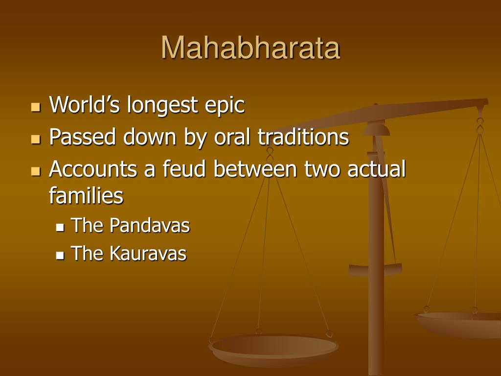powerpoint presentation on mahabharata (ppt)