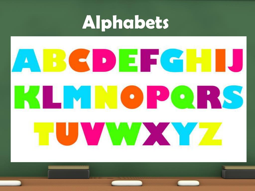 presentation alphabet