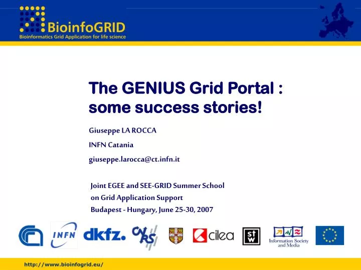 the genius grid portal some success stories n.