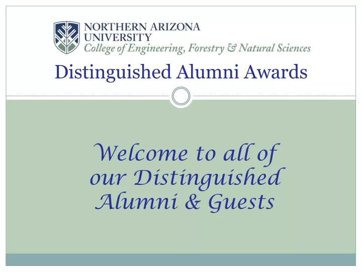distinguished alumni awards n.