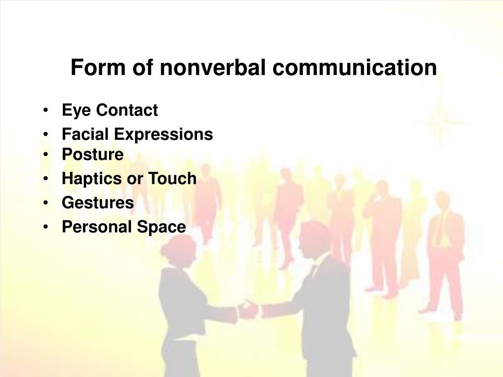 nonverbal communication for presentations