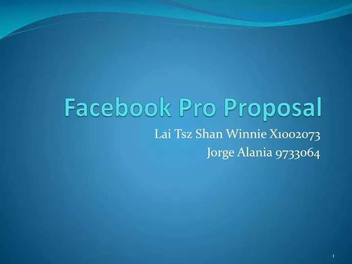 facebook pro proposal n.