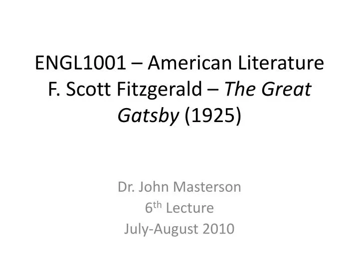 american dreams epic fail in the great gatsby by f scott fitzgerald The american dream: life, liberty, and the pursuit of happiness this dream represents a man's ambition as an american, as defined for this nation so skillfully in the declaration of independence however, f scott fitzgerald presents yet another promising observation in his legendary novel, the great gatsby. american dreams epic fail in the great gatsby by f scott fitzgerald The american dream: life, liberty, and the pursuit of happiness this dream represents a man's ambition as an american, as defined for this nation so skillfully in the declaration of independence however, f scott fitzgerald presents yet another promising observation in his legendary novel, the great gatsby.