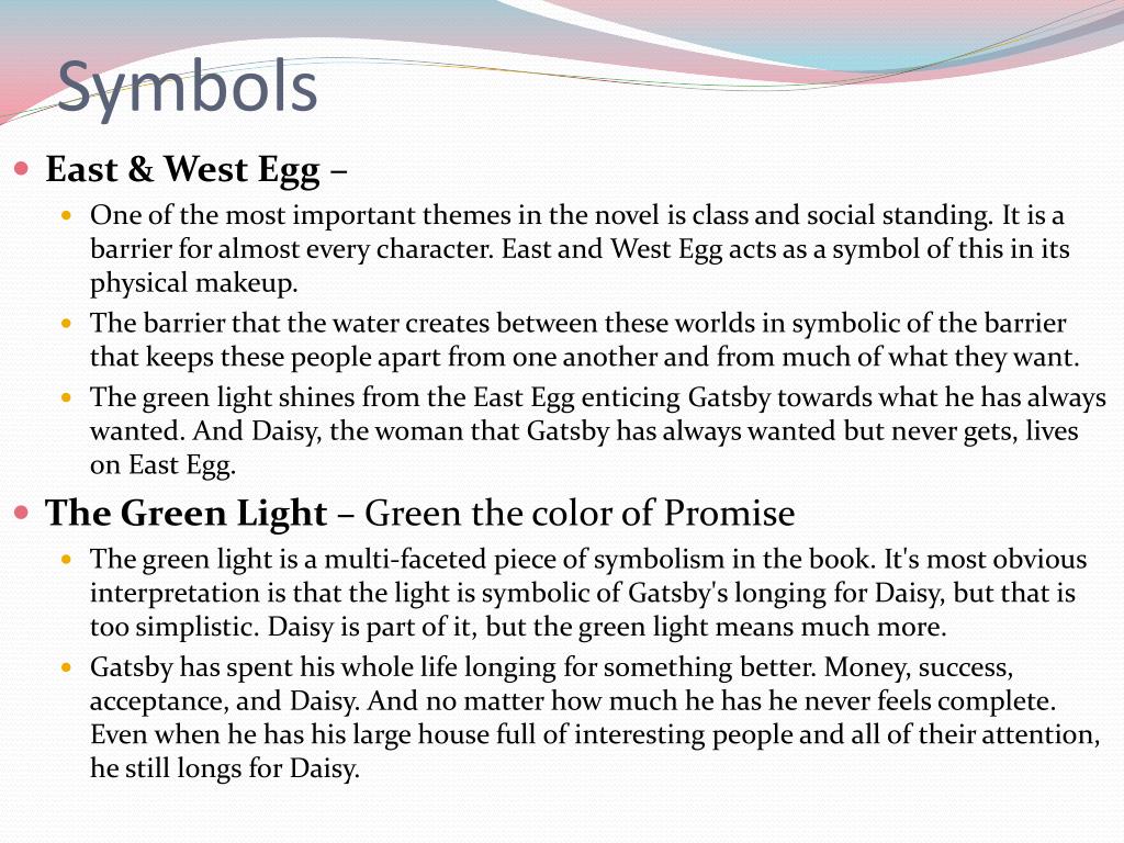 what are important symbols in the great gatsby what are important symbols in the great gatsby