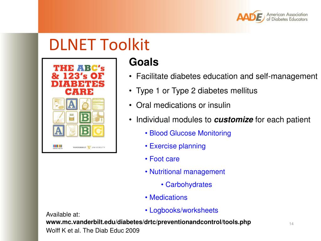 dlnet diabetes toolkit