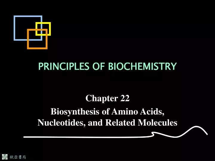 principles of biochemistry n.