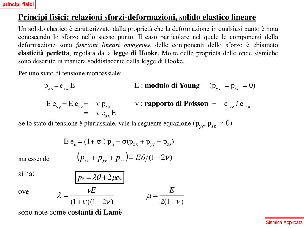 PPT - Principi fisici: sforzi PowerPoint Presentation, free download -  ID:4052874