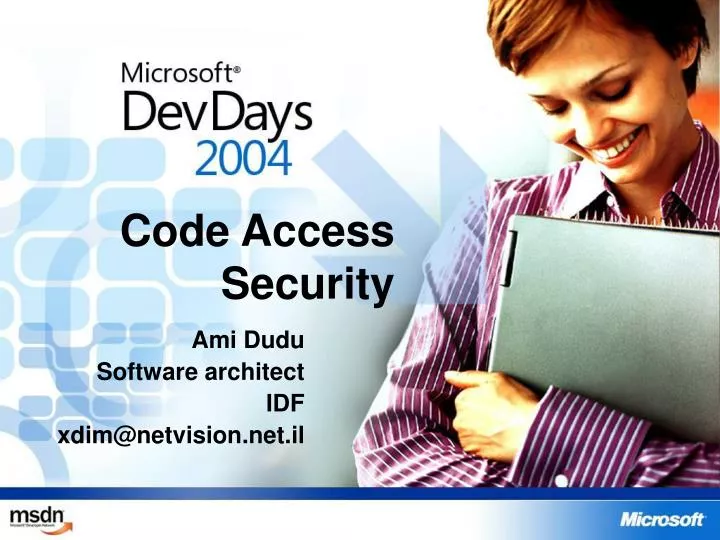 PPT Code Access Security PowerPoint Presentation, free download ID
