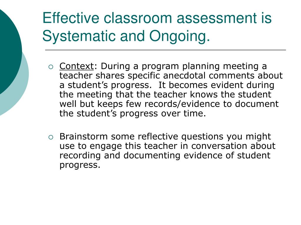 PPT - Learning How to Learn Through Effective Classroom Assessment ...