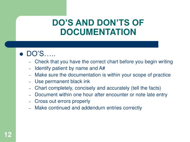 PPT MEDICAL RECORD DOCUMENTATION PowerPoint Presentation ID4054050