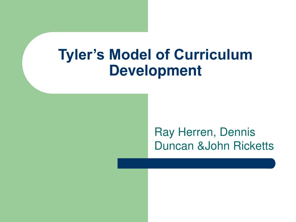 models of curriculum development