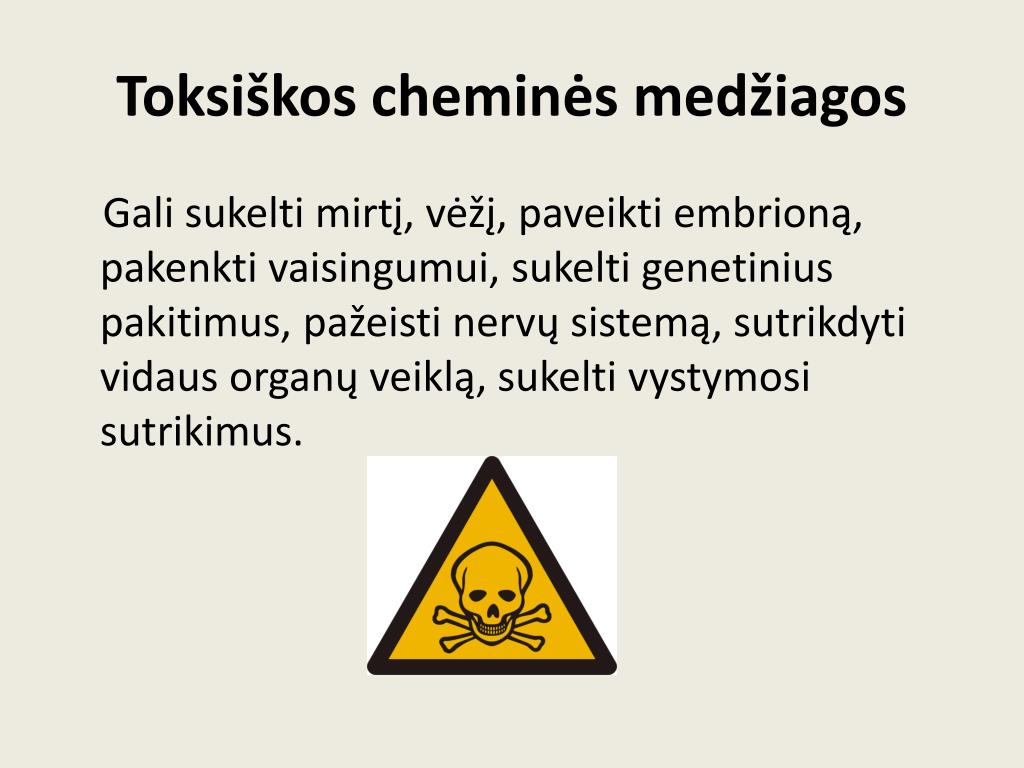 PPT - Pavojingos cheminės medžiagos plataus vartojimo prekėse PowerPoint  Presentation - ID:4054306