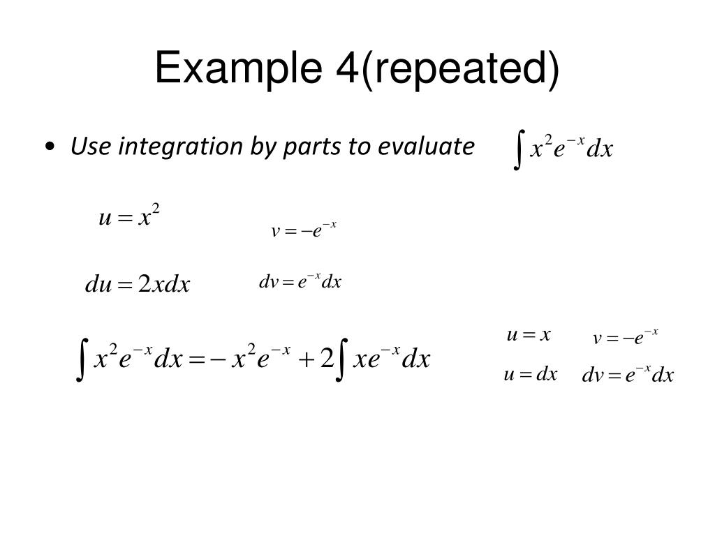 tabular method for repeated integration by parts tabular method for repeated integration by parts