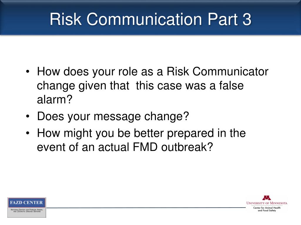 PPT - Scenario 2 Foot and Mouth Disease (FMD) PowerPoint Presentation ...