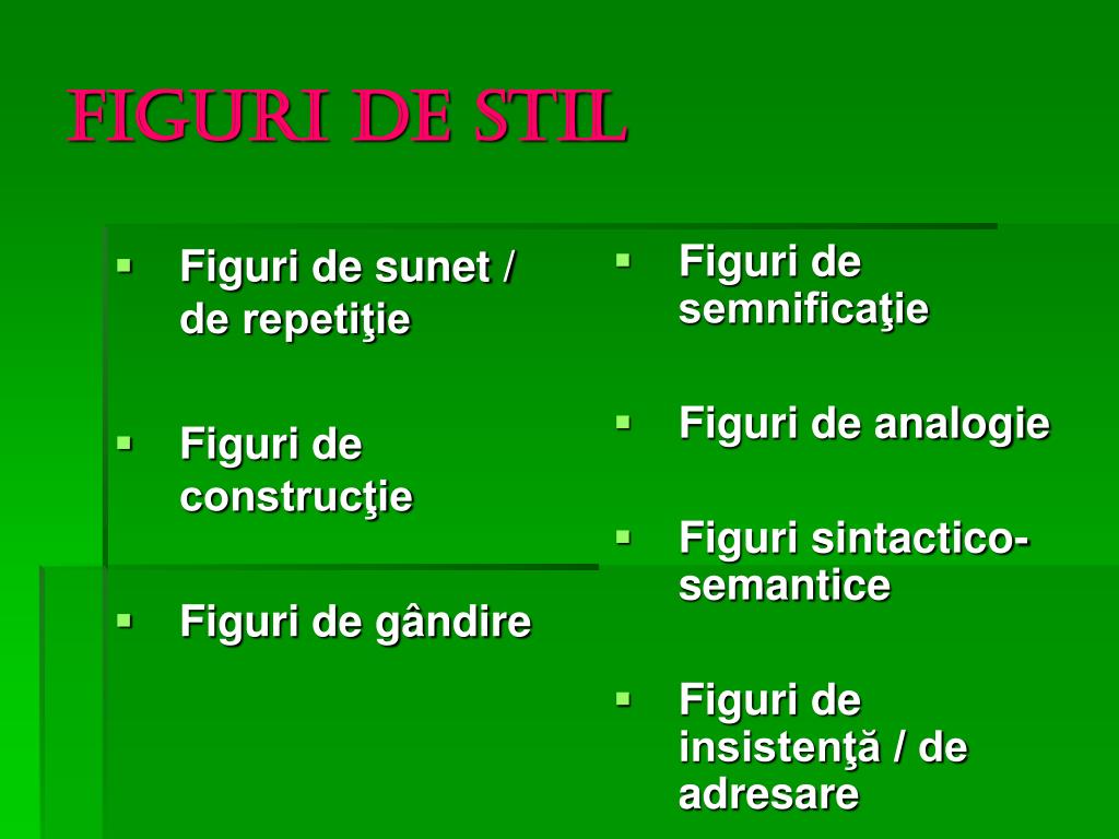 PPT  FIGURI DE STIL PowerPoint Presentation, free download  ID4057092