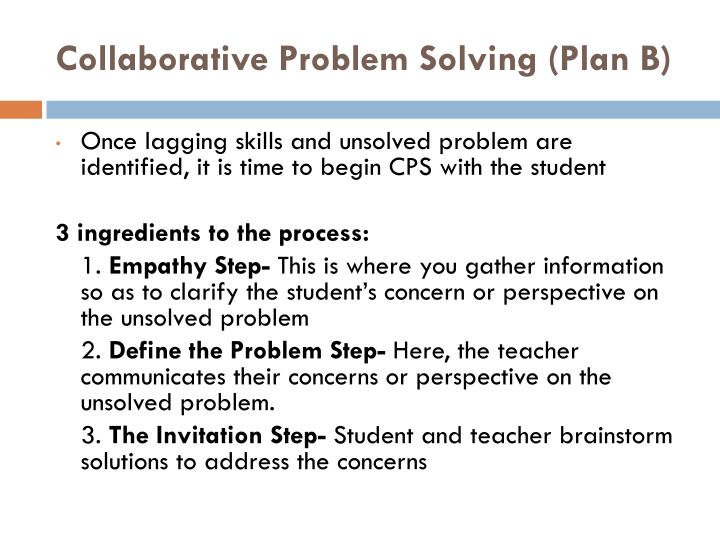 define collaborative problem solving