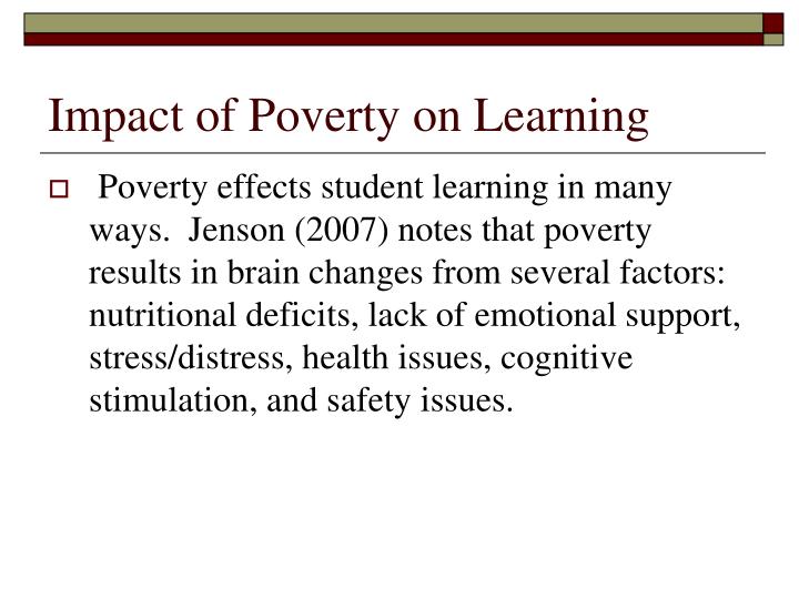 effects of poverty on education essay