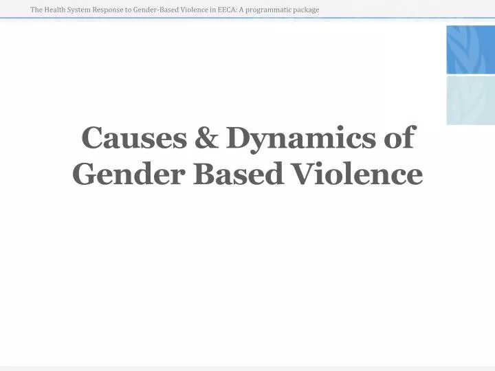 explain three causes of gender based violence essay