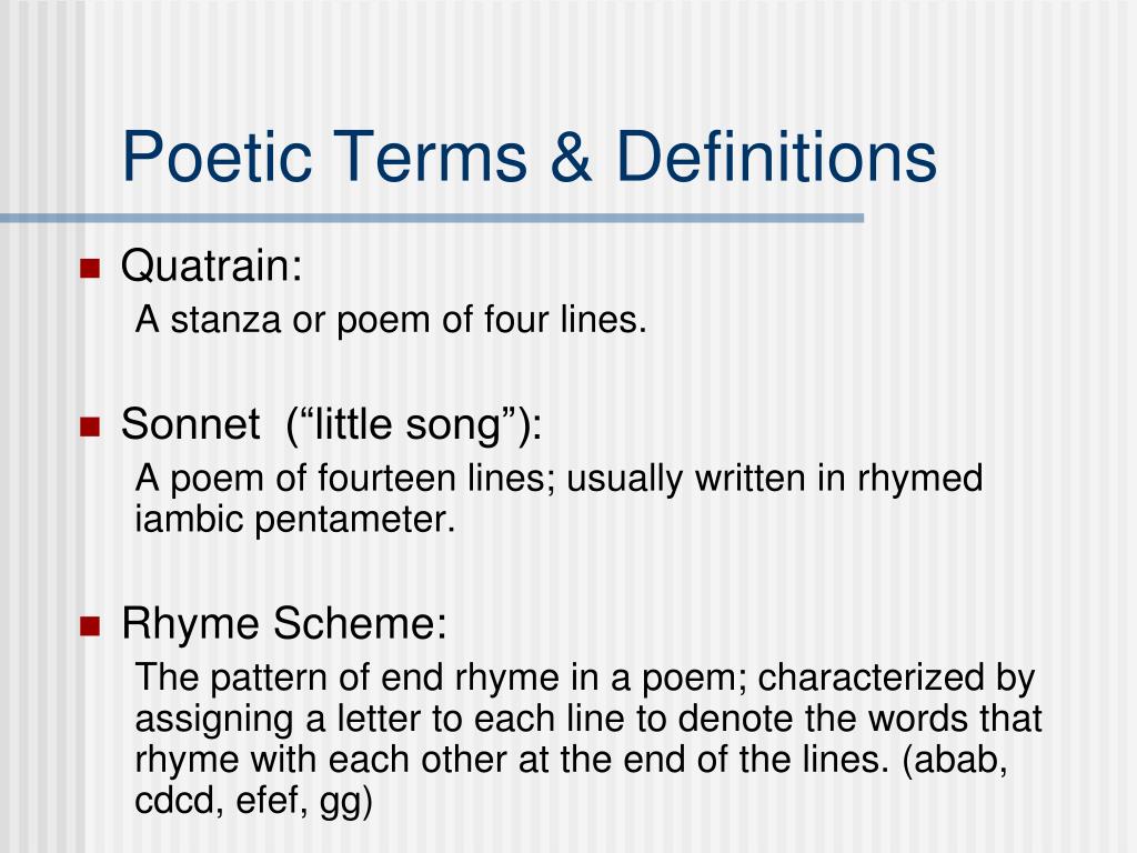 PPT - Sonnets PowerPoint Presentation, free download - ID:4061333