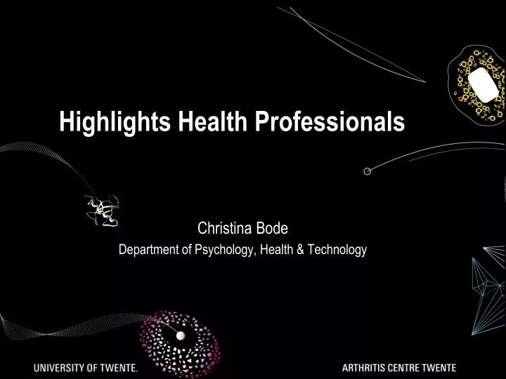 PPT Highlights Health Professionals PowerPoint Presentation, free