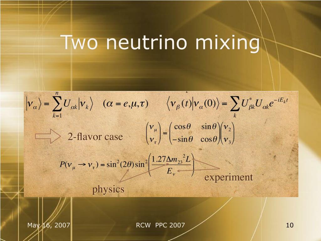 PPT Neutrinos Past, Present and Future PowerPoint Presentation, free download ID4062273
