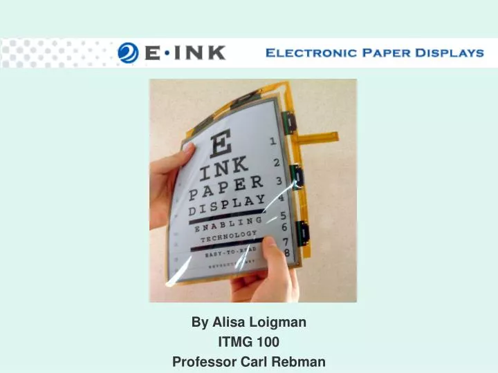 by alisa loigman itmg 100 professor carl rebman n.