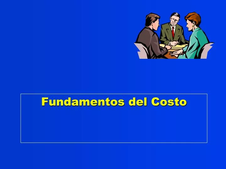 PPT Fundamentos del Costo PowerPoint Presentation, free