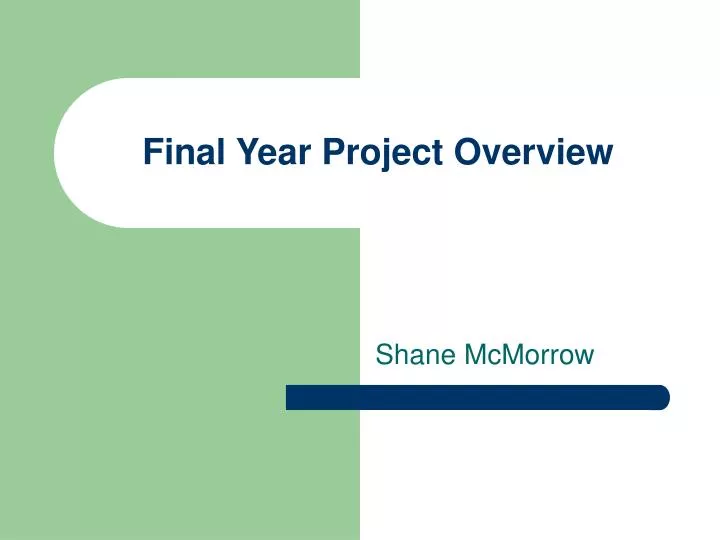 final year project presentation questions