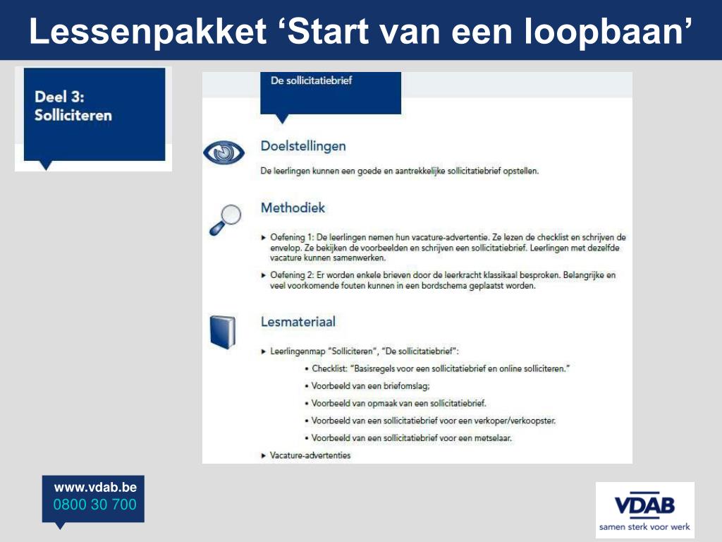 Ppt Vdab Be 0800 30 700 Powerpoint Presentation Free Download Id 4065014